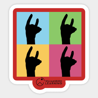 Llama Hands Sticker